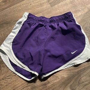 purple nike shorts